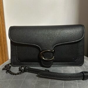 Coach tabby crossbody in black.